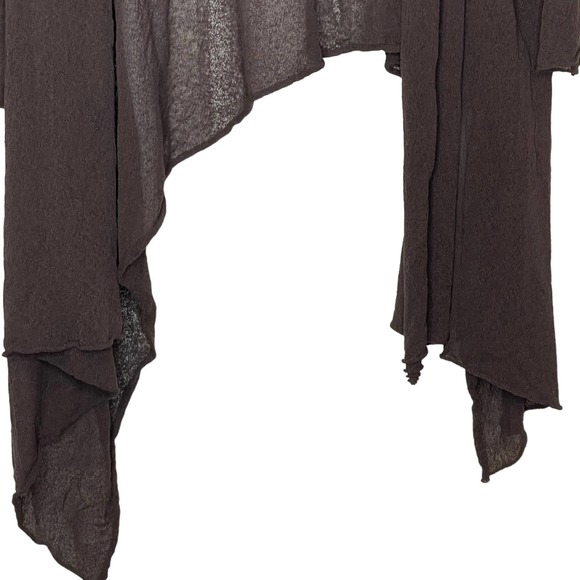 Eileen Fisher Open Front Cozy Cardigan Sweater Silk Blend 3/4 Sleeve Women Med. - Picture 5 of 8